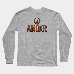 Andor Raised Logo Long Sleeve T-Shirt